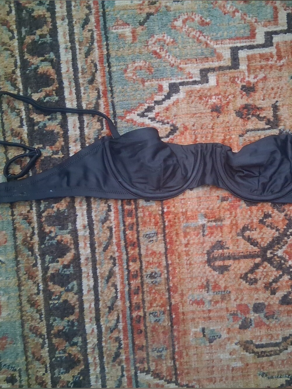 J. Crew Black Underwire Demi Bra